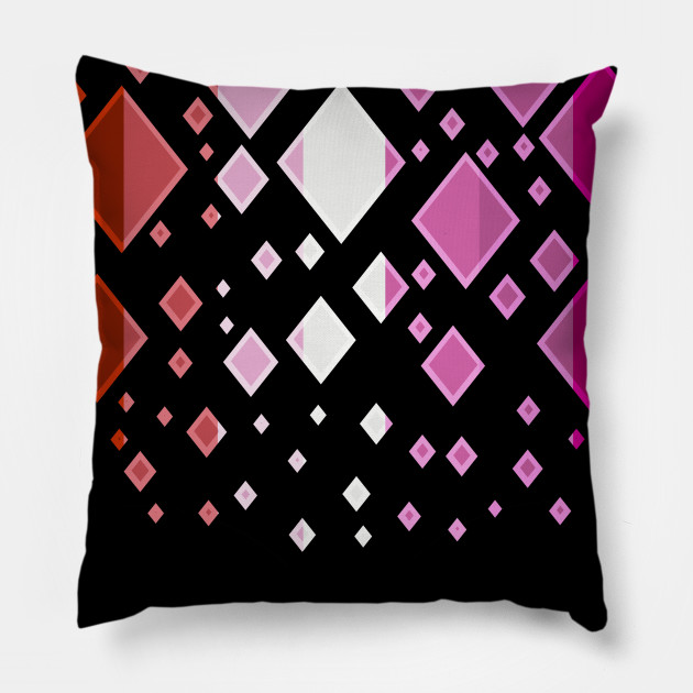 25037618_0-28 Lesbian Pride Flag Falling Diamonds on Black