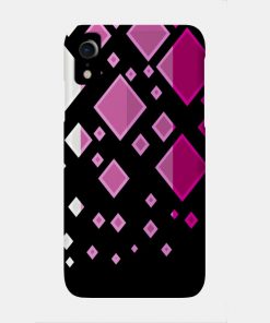 Lesbian Pride Flag Falling Diamonds on Black