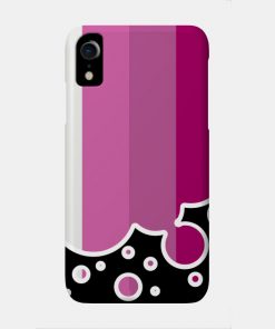 Lesbian Cases - Lesbian Pride Flag Falling Bubbles Silhouette on Black Phone Case TP1503 2 - Lesbian Flag Lesbian Pride Flag Falling Bubbles Silhouette on Black