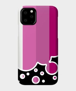Lesbian Cases - Lesbian Pride Flag Falling Bubbles Silhouette on Black Phone Case TP1503 4 - Lesbian Flag Lesbian Pride Flag Falling Bubbles Silhouette on Black