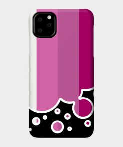 Lesbian Cases - Lesbian Pride Flag Falling Bubbles Silhouette on Black Phone Case TP1503 5 - Lesbian Flag Lesbian Pride Flag Falling Bubbles Silhouette on Black