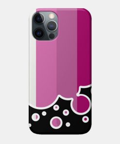 Lesbian Cases - Lesbian Pride Flag Falling Bubbles Silhouette on Black Phone Case TP1503 6 - Lesbian Flag Lesbian Pride Flag Falling Bubbles Silhouette on Black