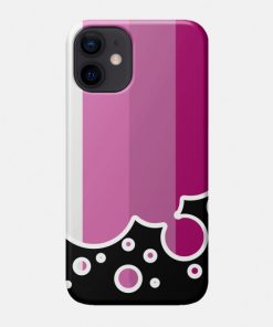 Lesbian Cases - Lesbian Pride Flag Falling Bubbles Silhouette on Black Phone Case TP1503 7 - Lesbian Flag Lesbian Pride Flag Falling Bubbles Silhouette on Black