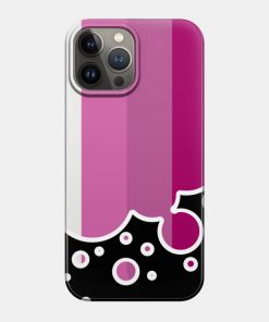 Lesbian Cases - Lesbian Pride Flag Falling Bubbles Silhouette on Black Phone Case TP1503 12 - Lesbian Flag Lesbian Pride Flag Falling Bubbles Silhouette on Black