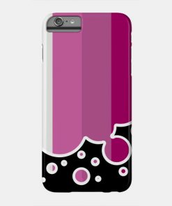 Lesbian Cases - Lesbian Pride Flag Falling Bubbles Silhouette on Black Phone Case TP1503 14 - Lesbian Flag Lesbian Pride Flag Falling Bubbles Silhouette on Black