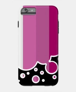 Lesbian Cases - Lesbian Pride Flag Falling Bubbles Silhouette on Black Phone Case TP1503 19 - Lesbian Flag Lesbian Pride Flag Falling Bubbles Silhouette on Black