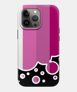 Lesbian Cases - Lesbian Pride Flag Falling Bubbles Silhouette on Black Phone Case TP1503 20 - Lesbian Flag Lesbian Pride Flag Falling Bubbles Silhouette on Black