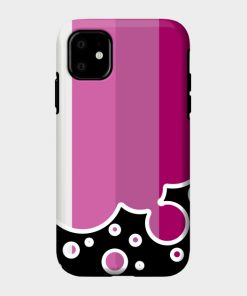 Lesbian Cases - Lesbian Pride Flag Falling Bubbles Silhouette on Black Phone Case TP1503 25 - Lesbian Flag Lesbian Pride Flag Falling Bubbles Silhouette on Black
