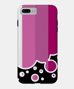 Lesbian Cases - Lesbian Pride Flag Falling Bubbles Silhouette on Black Phone Case TP1503 28 - Lesbian Flag Lesbian Pride Flag Falling Bubbles Silhouette on Black