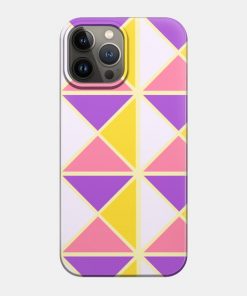 Lesbian Cases - Sapphic Pride Triangle Pattern Phone Case TP1503 12 - Lesbian Flag Sapphic Pride Triangle Pattern