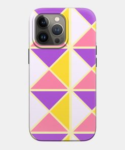 Lesbian Cases - Sapphic Pride Triangle Pattern Phone Case TP1503 20 - Lesbian Flag Sapphic Pride Triangle Pattern