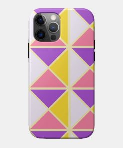 Lesbian Cases - Sapphic Pride Triangle Pattern Phone Case TP1503 23 - Lesbian Flag Sapphic Pride Triangle Pattern