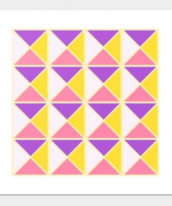 Sapphic Pride Triangle Pattern