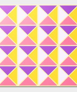 Lesbian Posters - Sapphic Pride Triangle Pattern Poster TP1503 4 - Lesbian Flag Sapphic Pride Triangle Pattern