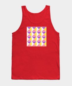 Lesbian Tank Tops - Sapphic Pride Triangle Pattern Tank Top TP1503 5 - Lesbian Flag Sapphic Pride Triangle Pattern