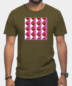 Lesbian Pride Triangle Pattern