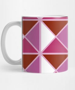 Lesbian Pride Triangle Pattern
