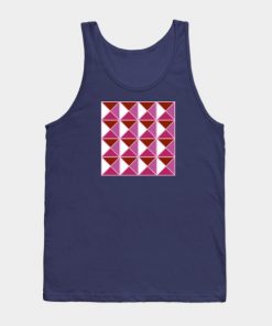 Lesbian Tank Tops - Lesbian Pride Triangle Pattern Tank Top TP1503 4 - Lesbian Flag Lesbian Pride Triangle Pattern