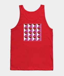 Lesbian Tank Tops - Lesbian Pride Triangle Pattern Tank Top TP1503 5 - Lesbian Flag Lesbian Pride Triangle Pattern