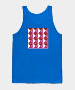 Lesbian Tank Tops - Lesbian Pride Triangle Pattern Tank Top TP1503 6 - Lesbian Flag Lesbian Pride Triangle Pattern