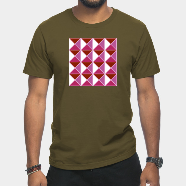25058390_0 Lesbian Pride Triangle Pattern