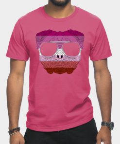 Lesbian T-Shirts - Pug Dog Face Gay Pride Lesbian Rainbow Flag with Sunglasses T-Shirt TP1503 17 - Lesbian Flag Pug Dog Face Gay Pride Lesbian Rainbow Flag with Sunglasses