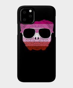 Lesbian Cases - Pug Dog Face Gay Pride Lesbian Rainbow Flag with Sunglasses Phone Case TP1503 4 - Lesbian Flag Pug Dog Face Gay Pride Lesbian Rainbow Flag with Sunglasses