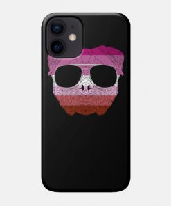 Lesbian Cases - Pug Dog Face Gay Pride Lesbian Rainbow Flag with Sunglasses Phone Case TP1503 7 - Lesbian Flag Pug Dog Face Gay Pride Lesbian Rainbow Flag with Sunglasses
