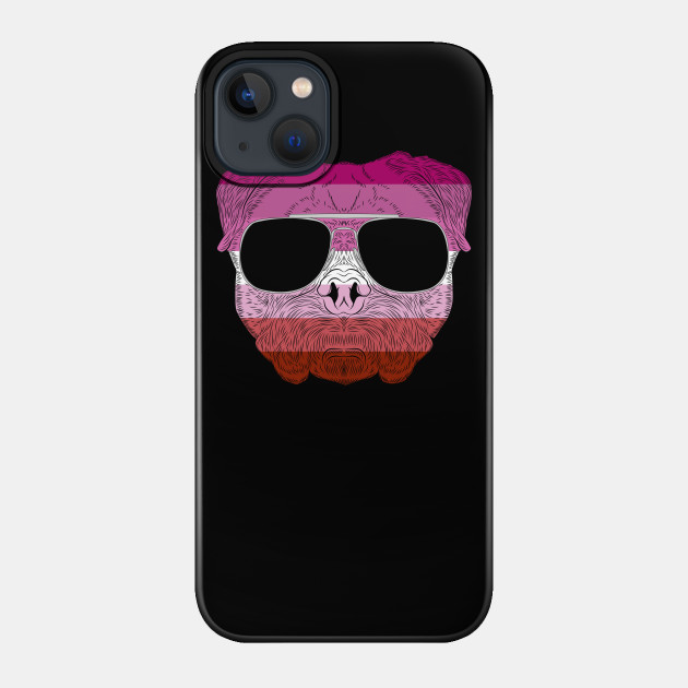 2982127_0-37 Pug Dog Face Gay Pride Lesbian Rainbow Flag with Sunglasses