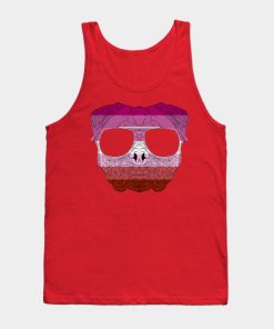 Pug Dog Face Gay Pride Lesbian Rainbow Flag with Sunglasses