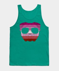 Lesbian Tank Tops - Pug Dog Face Gay Pride Lesbian Rainbow Flag with Sunglasses Tank Top TP1503 2 - Lesbian Flag Pug Dog Face Gay Pride Lesbian Rainbow Flag with Sunglasses