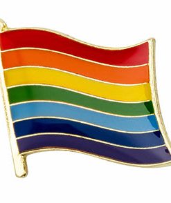 LGBT Pride Flags Enamel Pin Set (10pcs) PN0112 8 - Lesbian Flag Rectangular Official PAN FLAG Merch