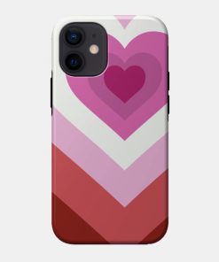 Lesbian Cases - Lesbian Heart Phone Case TP1503 16 - Lesbian Flag Lesbian Heart