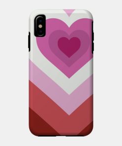 Lesbian Cases - Lesbian Heart Phone Case TP1503 18 - Lesbian Flag Lesbian Heart