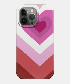 Lesbian Cases - Lesbian Heart Phone Case TP1503 20 - Lesbian Flag Lesbian Heart
