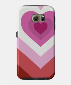 Lesbian Cases - Lesbian Heart Phone Case TP1503 21 - Lesbian Flag Lesbian Heart