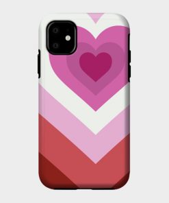 Lesbian Cases - Lesbian Heart Phone Case TP1503 25 - Lesbian Flag Lesbian Heart