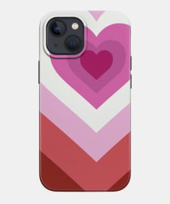 Lesbian Cases - Lesbian Heart Phone Case TP1503 27 - Lesbian Flag Lesbian Heart