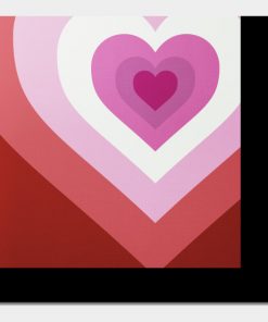 Lesbian Posters - Lesbian Heart Poster TP1503 6 - Lesbian Flag Lesbian Heart