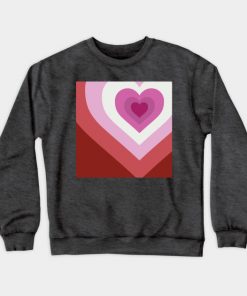 Lesbian Sweatshirts - Lesbian Heart Sweatshirt TP1503 4 - Lesbian Flag Lesbian Heart