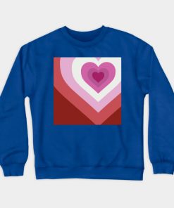 Lesbian Sweatshirts - Lesbian Heart Sweatshirt TP1503 5 - Lesbian Flag Lesbian Heart