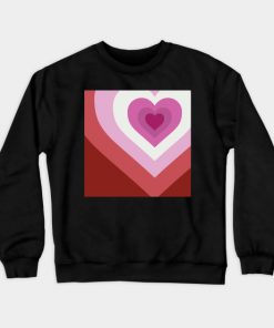 Lesbian Sweatshirts - Lesbian Heart Sweatshirt TP1503 6 - Lesbian Flag Lesbian Heart
