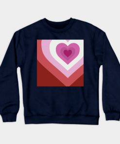 Lesbian Sweatshirts - Lesbian Heart Sweatshirt TP1503 7 - Lesbian Flag Lesbian Heart