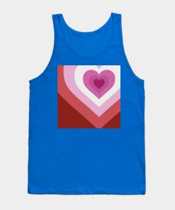 Lesbian Tank Tops - Lesbian Heart Tank Top TP1503 2 - Lesbian Flag Lesbian Heart