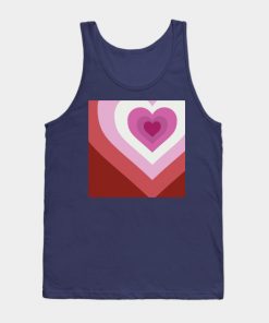 Lesbian Tank Tops - Lesbian Heart Tank Top TP1503 3 - Lesbian Flag Lesbian Heart