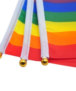 50 Pieces Rainbow Hand Held Flags PN0112 4 - Lesbian Flag 50 pcs Geminbowl Rainbow flag Hand Waving Gay Pride LGBT parade Les Bunting 14x21cm Geminbowl Brand e581b651 cb7d 4a20 8a61 1cb158c2cff1 - Lesbian Flag