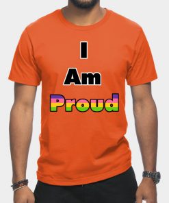 Lesbian T-Shirts - I am Proud (Lesbian) T-Shirt TP1503 11 - Lesbian Flag I am Proud (Lesbian)