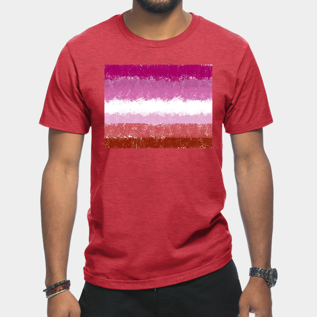 5043410_0-10 Lesbian Flag Crosshatch Design
