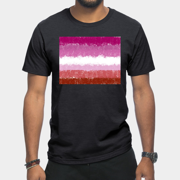 5043410_0-19 Lesbian Flag Crosshatch Design