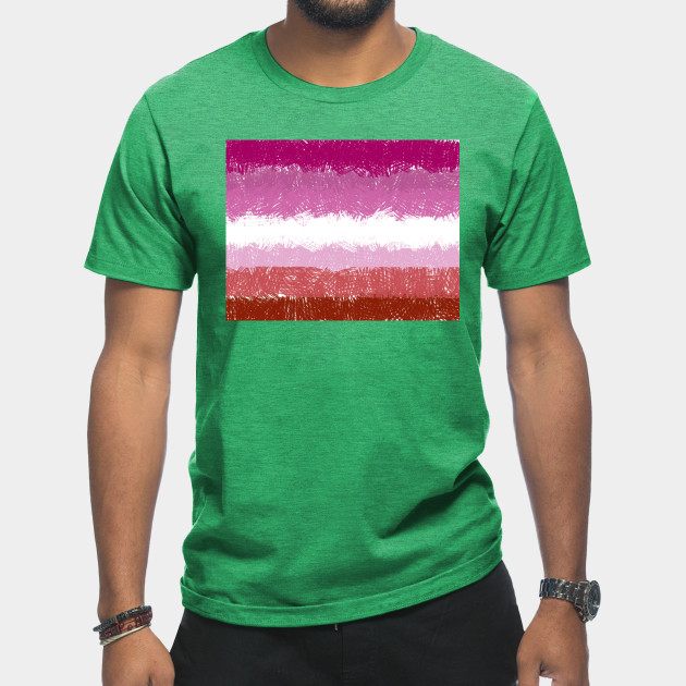 5043410_0-23 Lesbian Flag Crosshatch Design